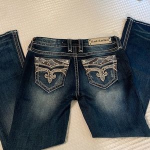COPY - Rock Revival Sapphire mid rise bootcut jeans! Excellent condition!